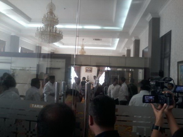 Gubri Sambut Kedatangan Tiga Menteri